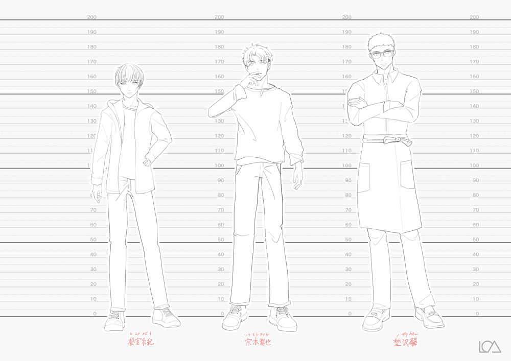 フォーカスロット（仮題）主要キャラ身長表